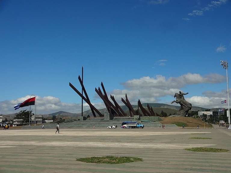 Monumento a Maceo en Santiago de Cuba.